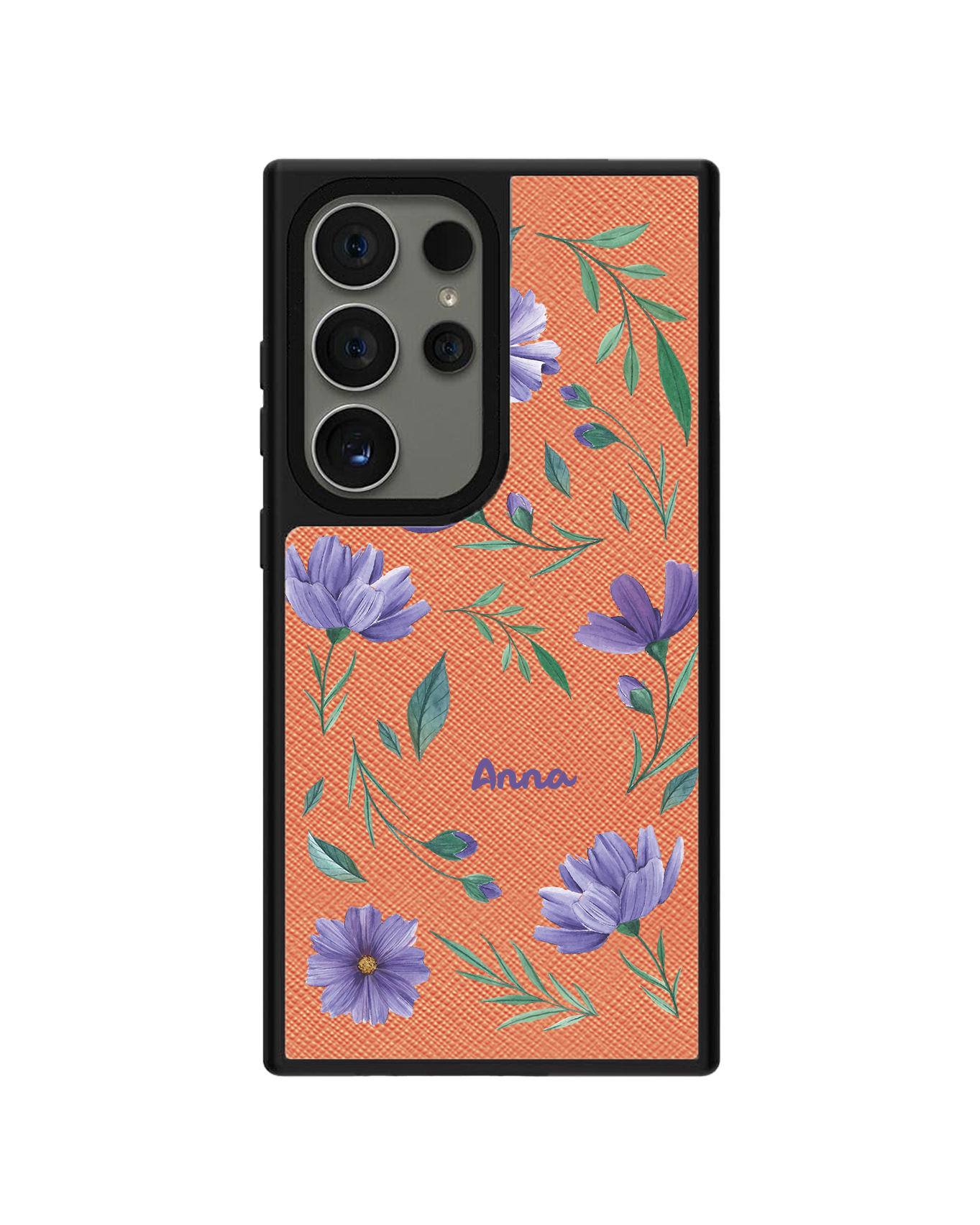 Android Leather Grip - สีม่วงเดือนกุมภาพันธ์