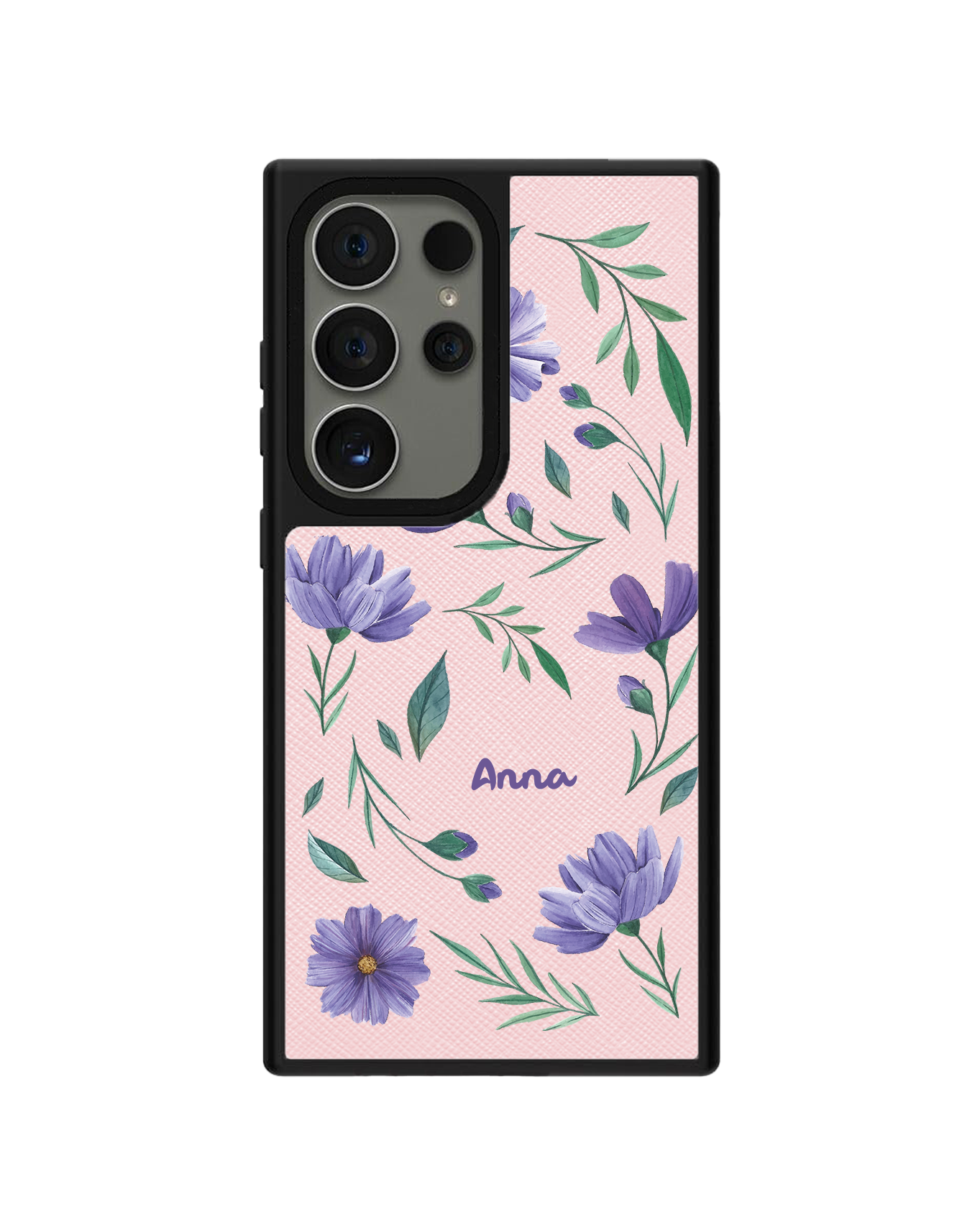 Android Leather Grip - สีม่วงเดือนกุมภาพันธ์