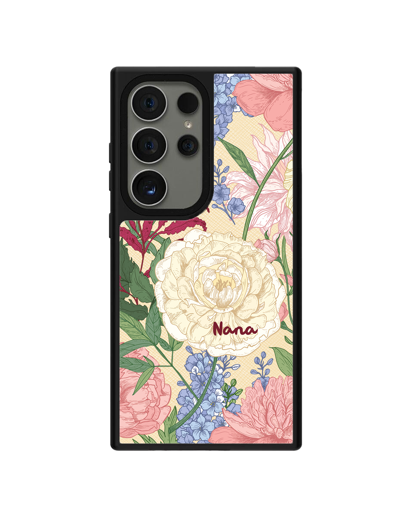 Android Leather Grip - เดือนกรกฎาคม Delphinium