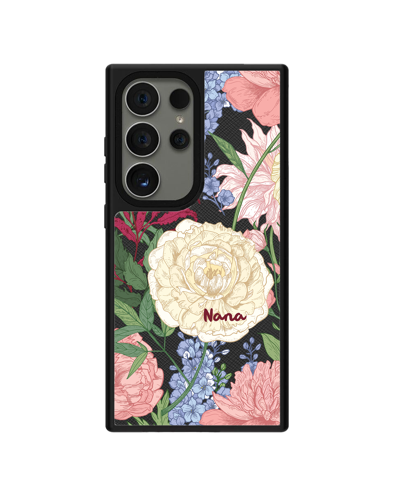 Android Leather Grip - เดือนกรกฎาคม Delphinium