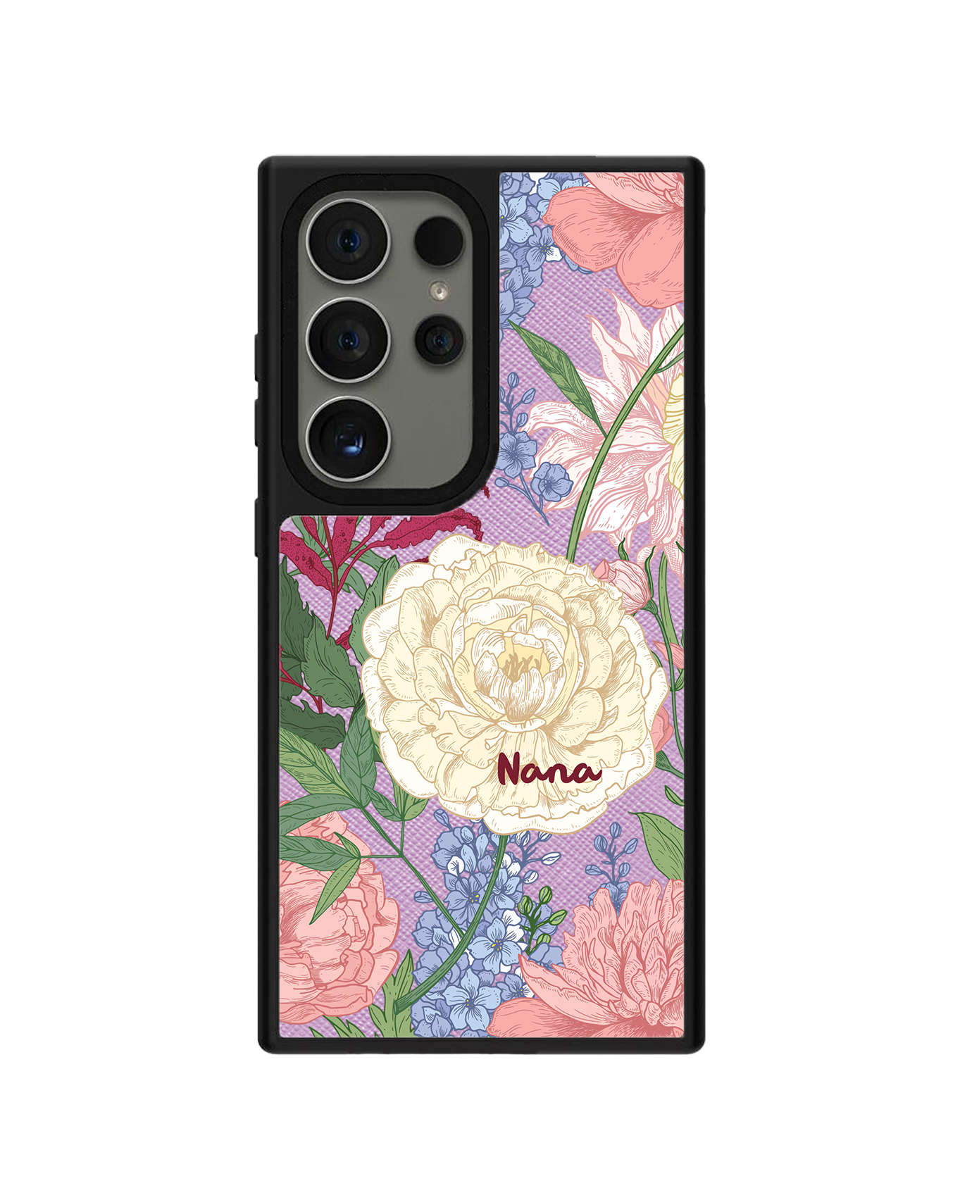 Android Leather Grip - เดือนกรกฎาคม Delphinium