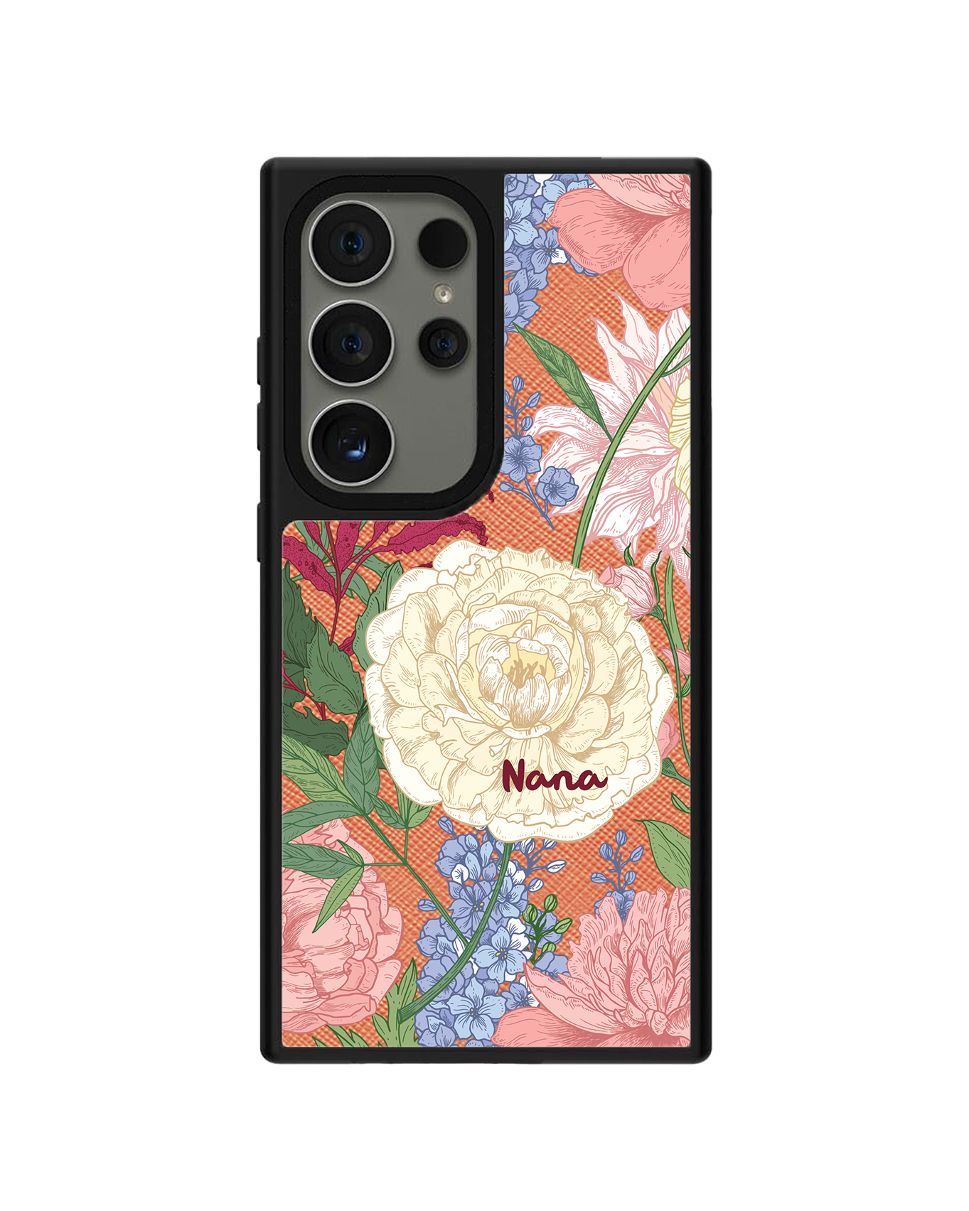 Android Leather Grip - เดือนกรกฎาคม Delphinium