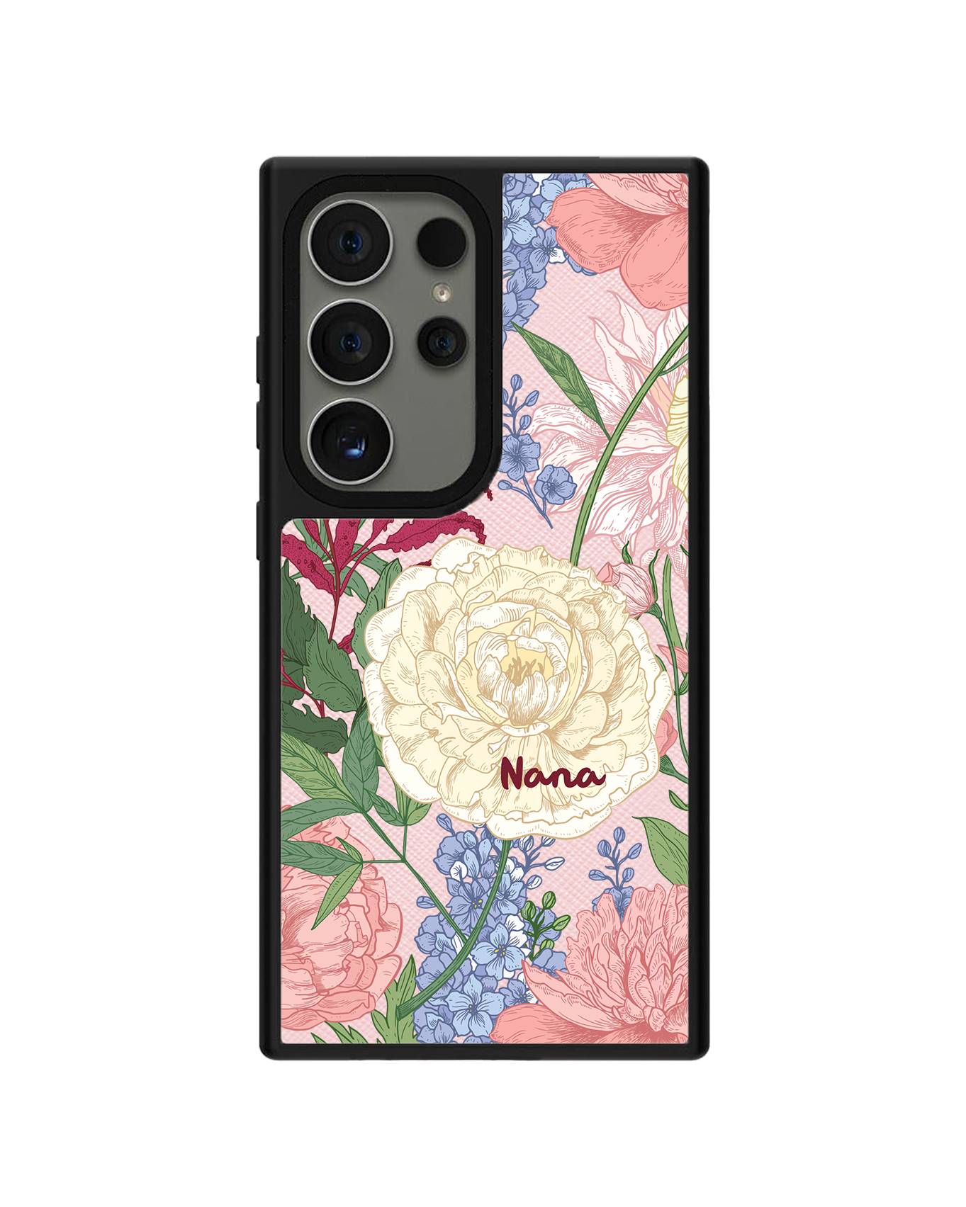 Android Leather Grip - เดือนกรกฎาคม Delphinium