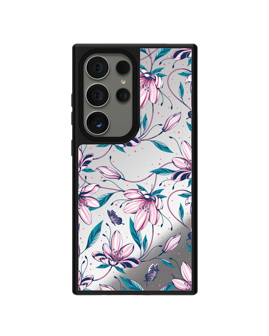 Android Mirror Grip - ทิวลิปสีชมพู