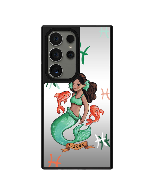 Android Mirror Grip - ราศีมีนสีชมพู