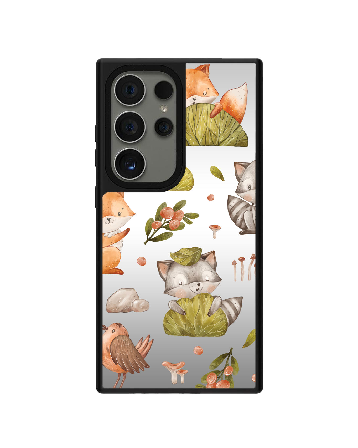 Android Mirror Grip - แรคคูนและผองเพื่อน