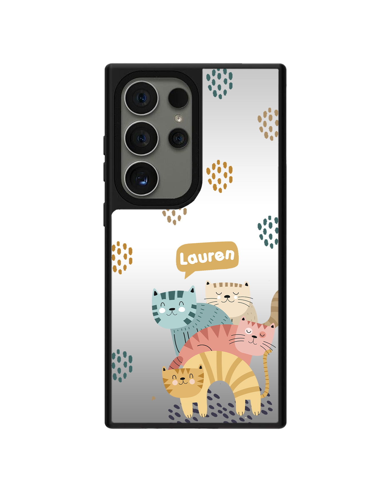 Android Mirror Grip - เรนโบว์ เหมียว 2.0