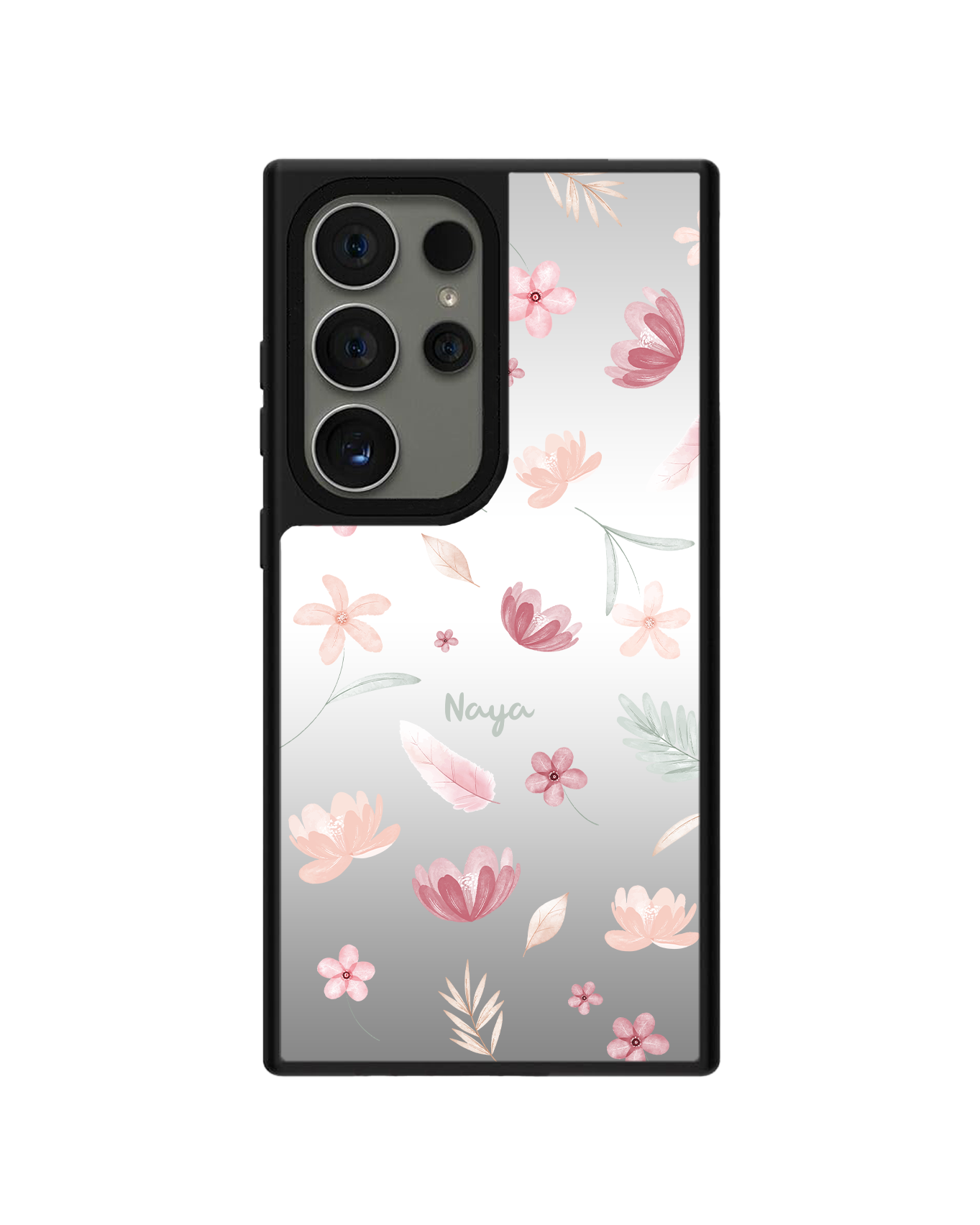 Android Mirror Grip - ดอกไม้ป่า