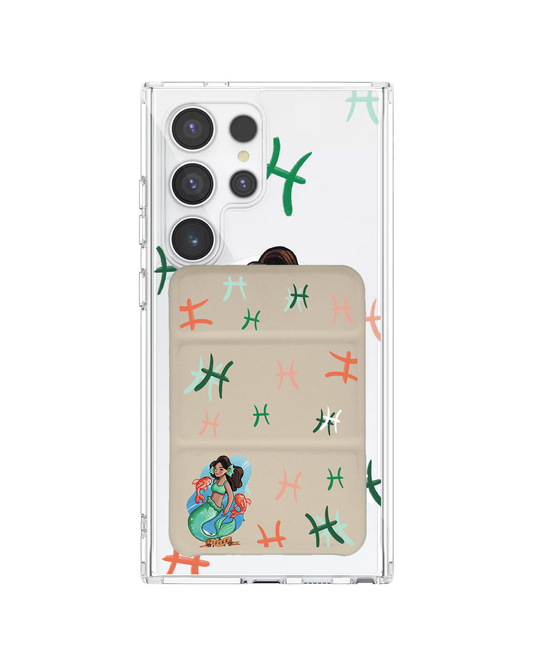 เคสกระเป๋าสตางค์พับสามทบแบบแม่เหล็กสำหรับ Android - ราศีมีน