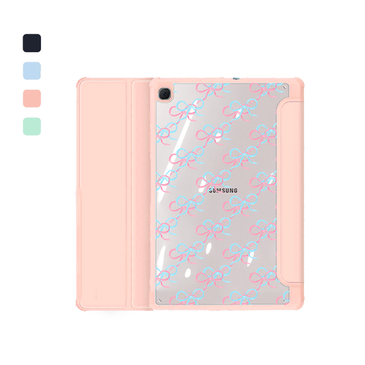 Android Tab Flipcover - Coquette Pink & Blue Bow