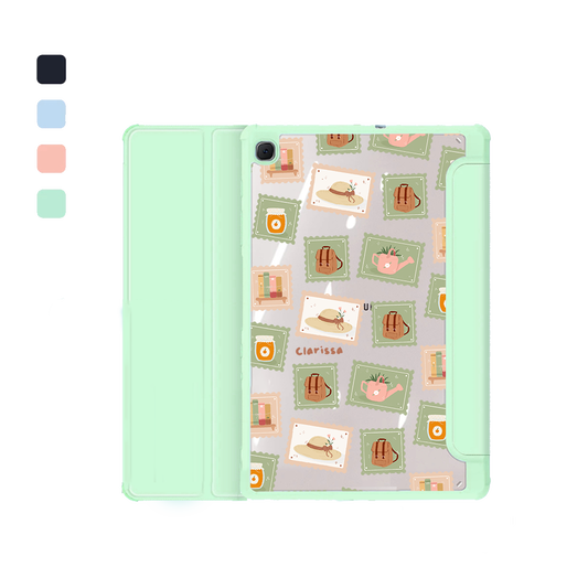 Android Tab Flipcover - Cottagecore Stamps