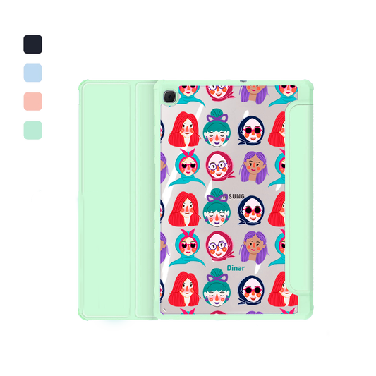Android Tab Flipcover - Cute Sweety Faces