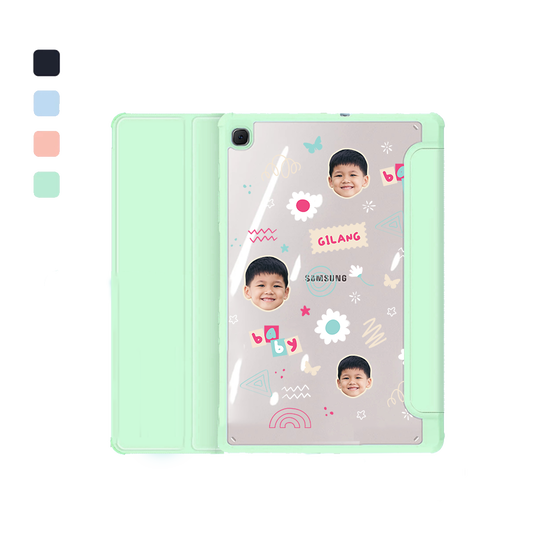 Android Tab Flipcover - Face Grid Abstract