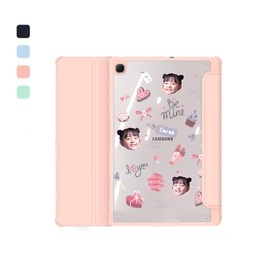 Android Tab Flipcover - Face Grid Lovely