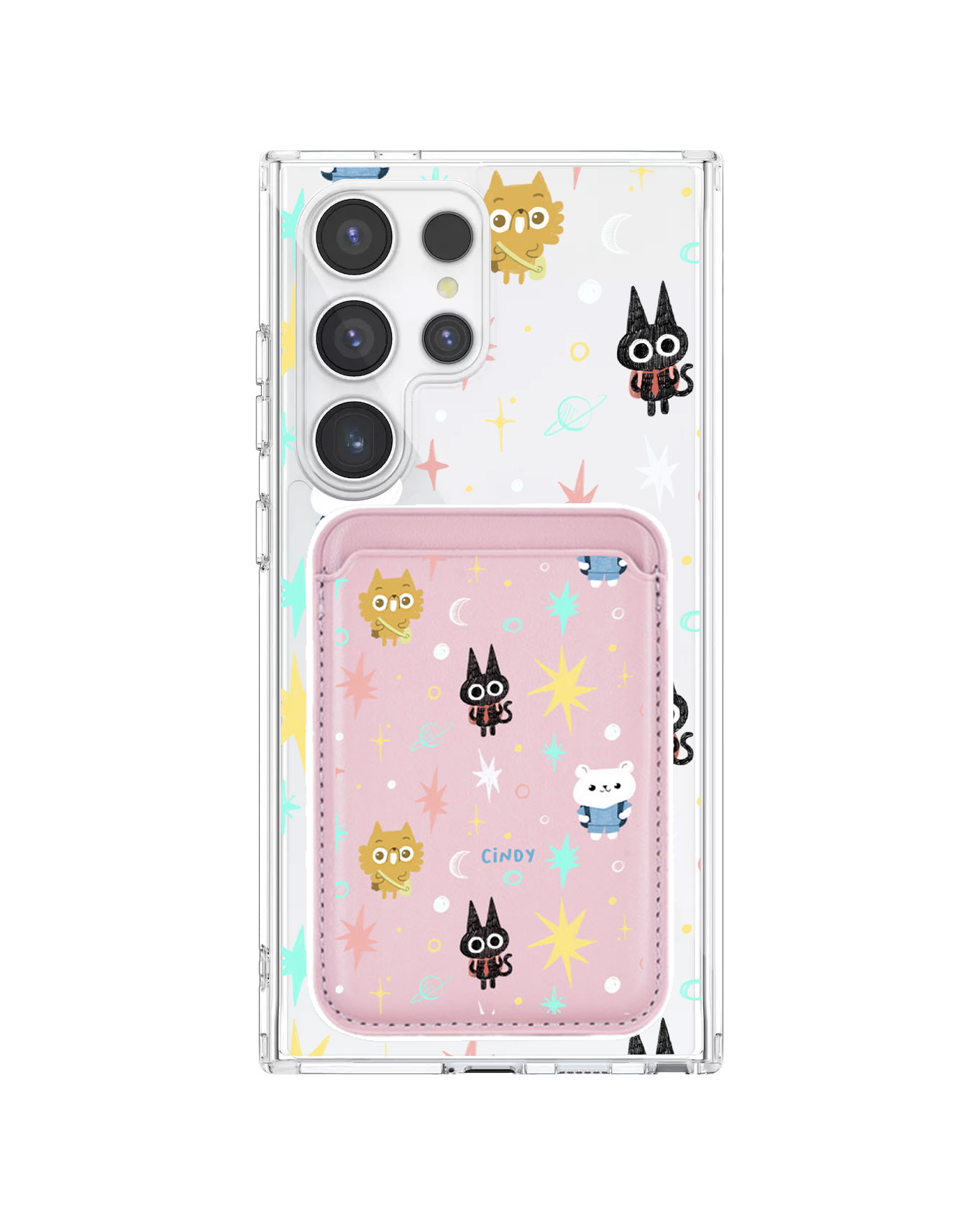 Android Magnetic Wallet Case - Backpack Traveller