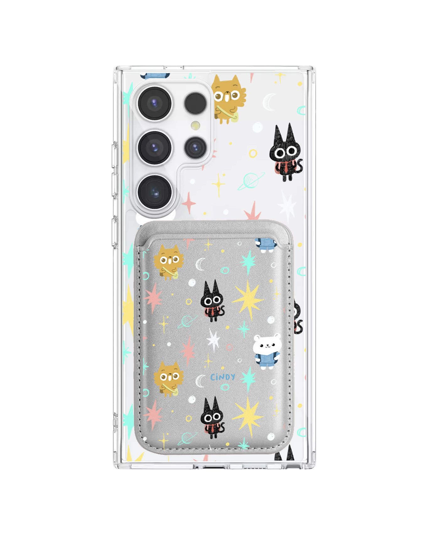 Android Magnetic Wallet Case - Backpack Traveller
