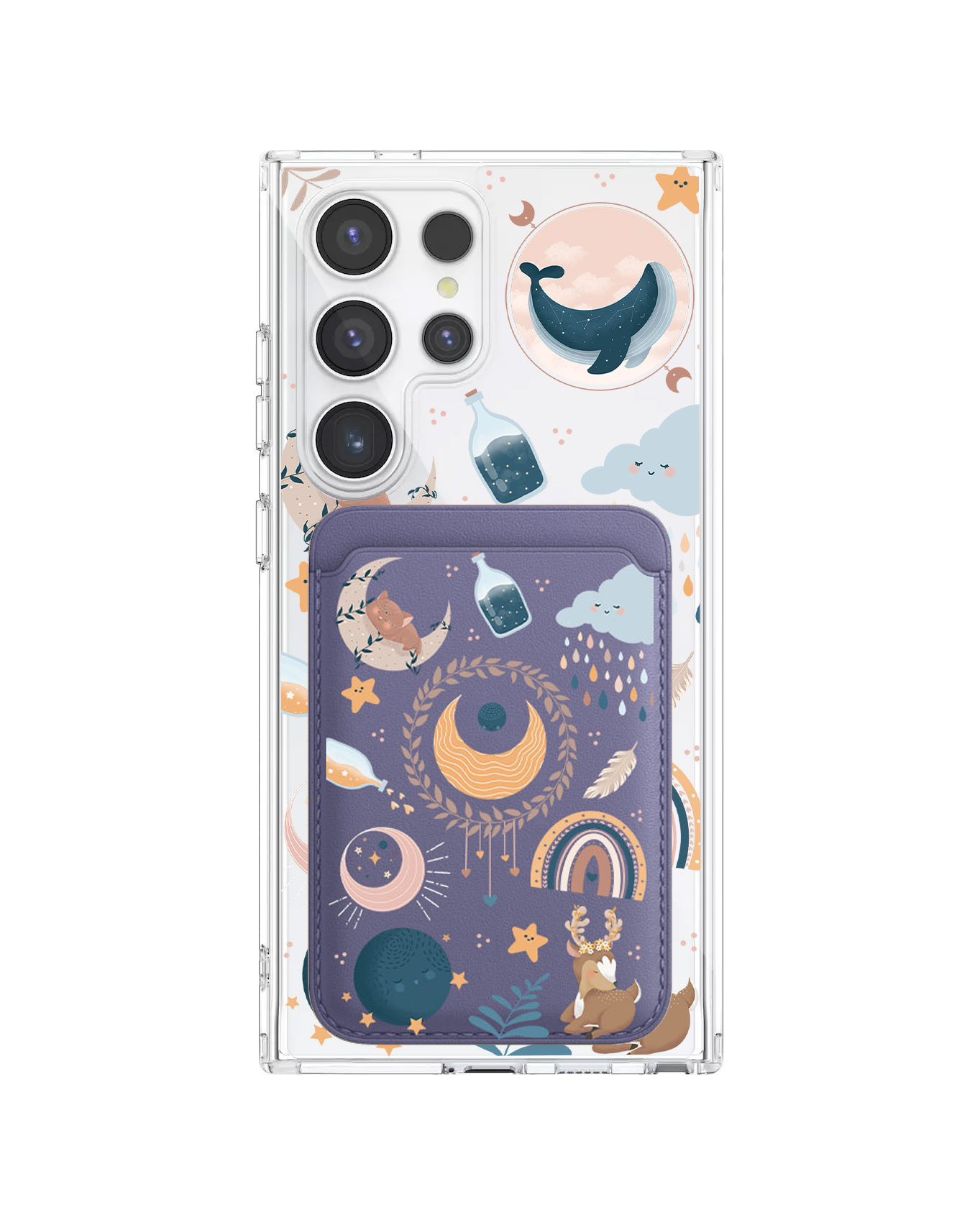 Android Magnetic Wallet Case - Boho