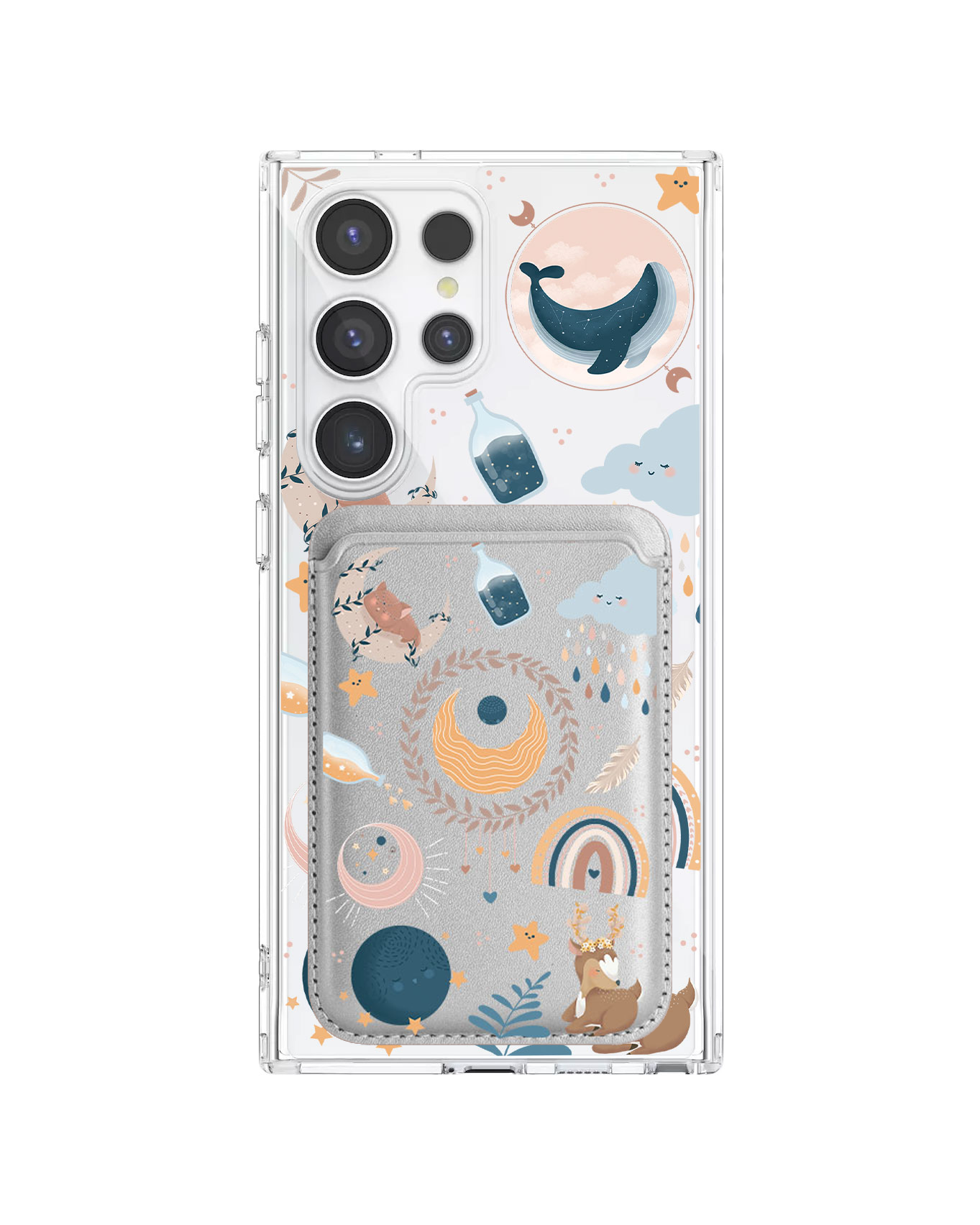 Android Magnetic Wallet Case - Boho