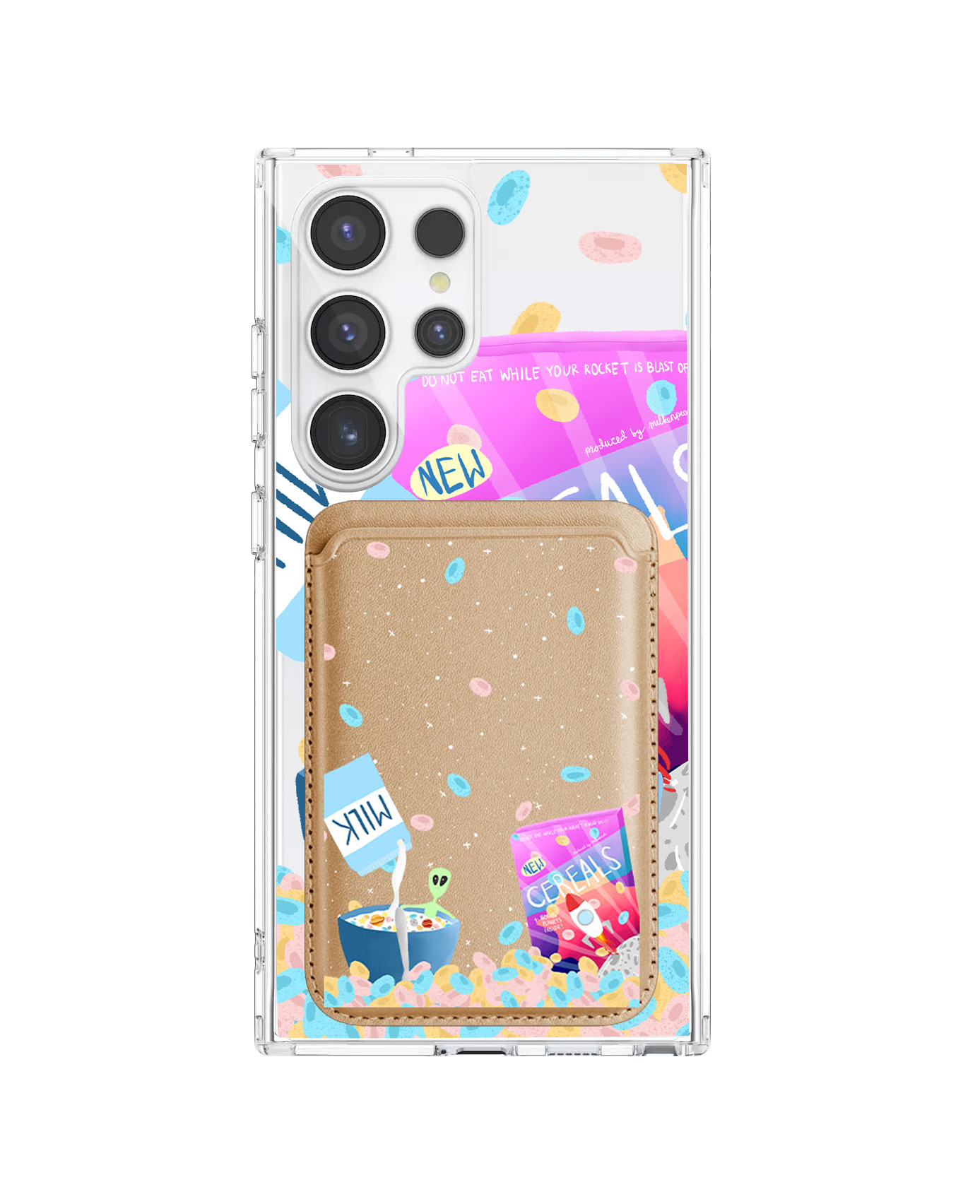 Android Magnetic Wallet Case - Cerealiens