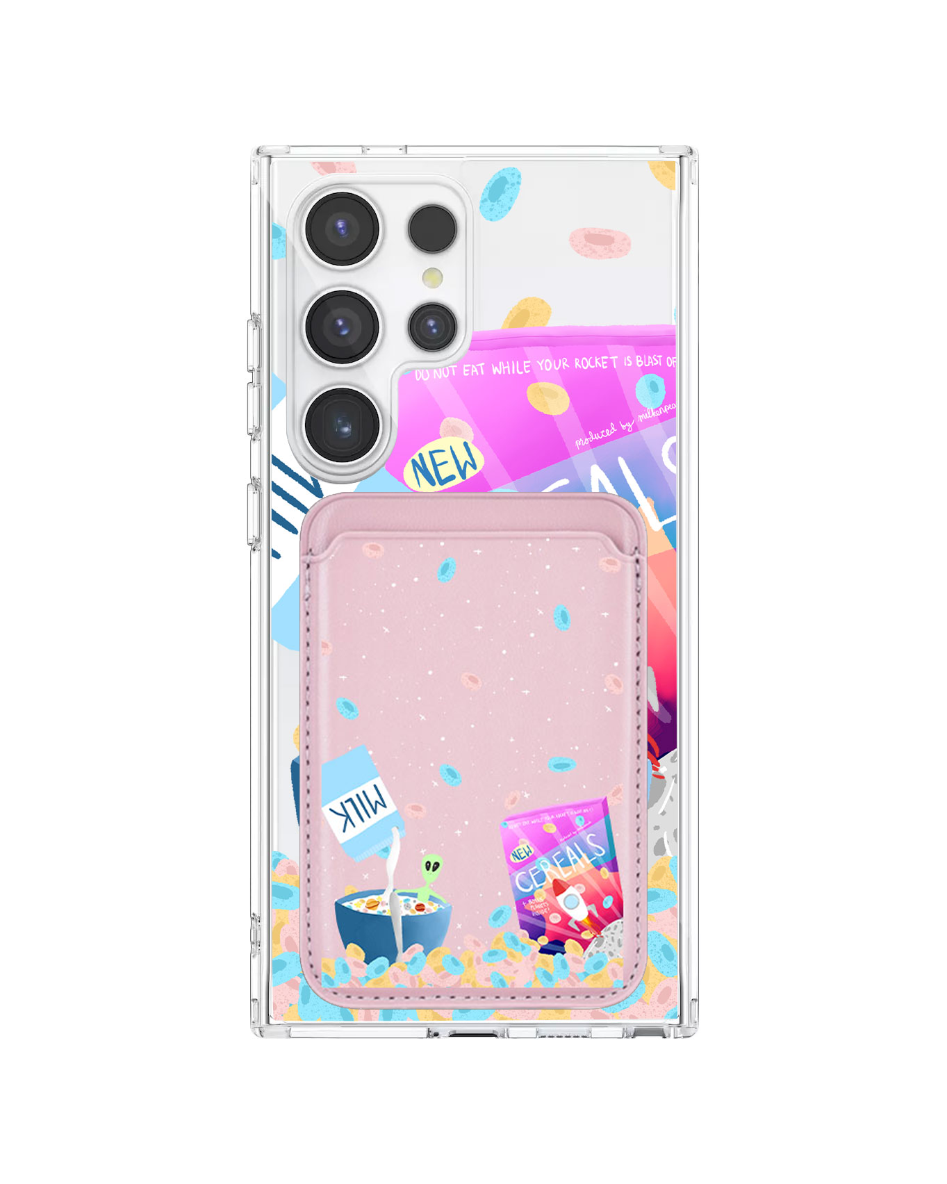 Android Magnetic Wallet Case - Cerealiens