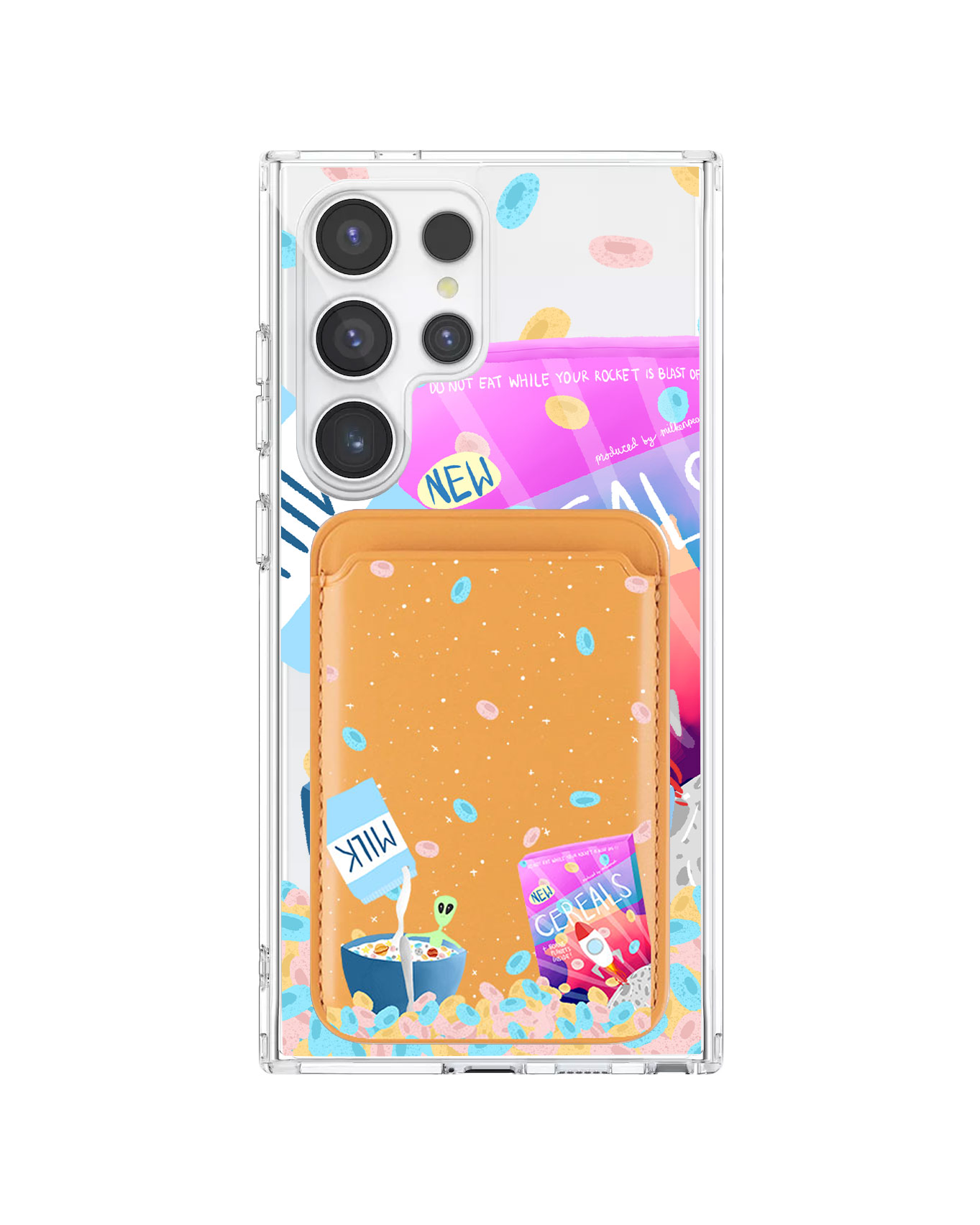 Android Magnetic Wallet Case - Cerealiens