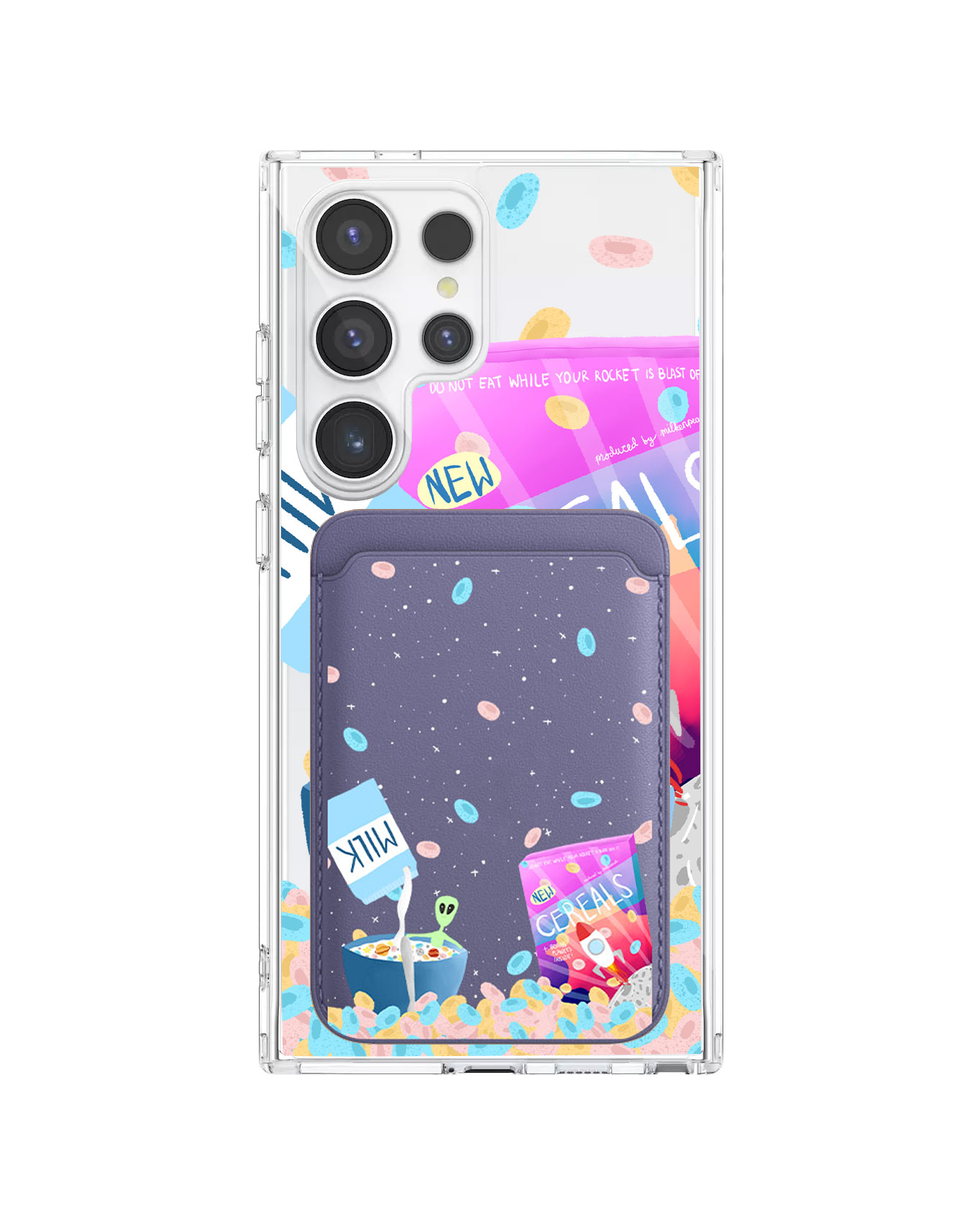 Android Magnetic Wallet Case - Cerealiens