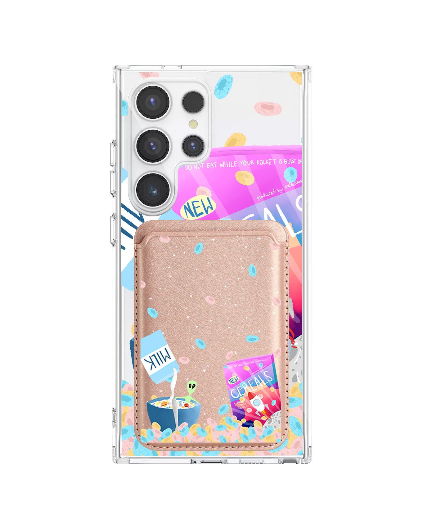 Android Magnetic Wallet Case - Cerealiens
