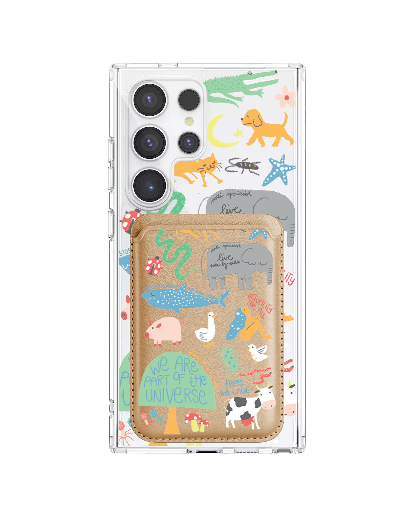 Android Magnetic Wallet Case - Equality