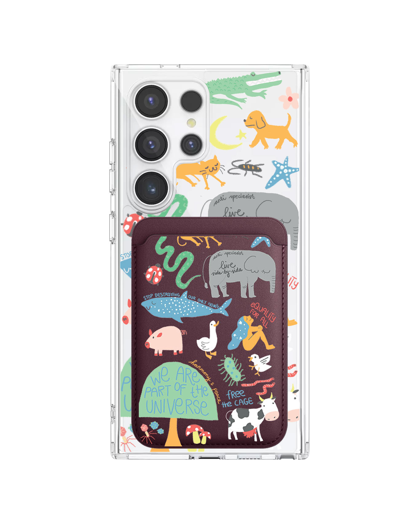 Android Magnetic Wallet Case - Equality