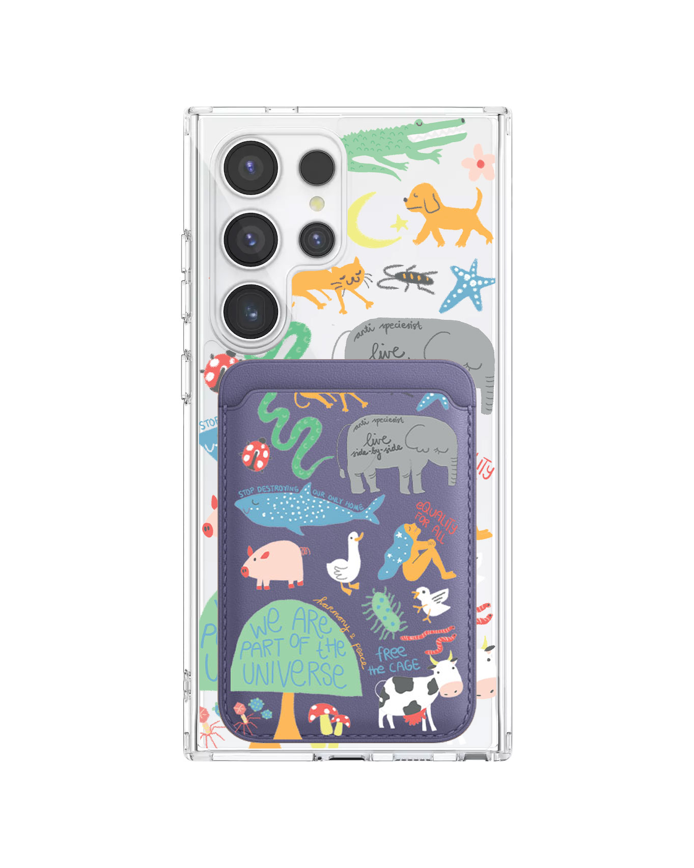 Android Magnetic Wallet Case - Equality