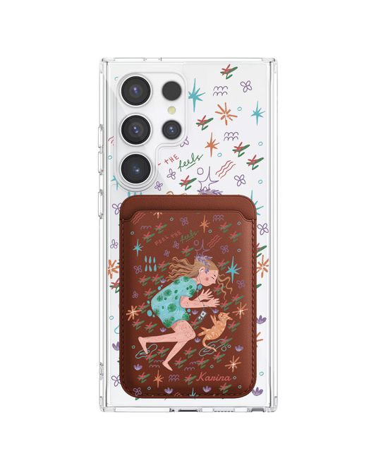 Android Magnetic Wallet Case - Feel the Feels