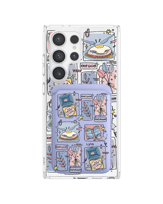 Android Magnetic Wallet Case - Grow (Sunnysidearteu)