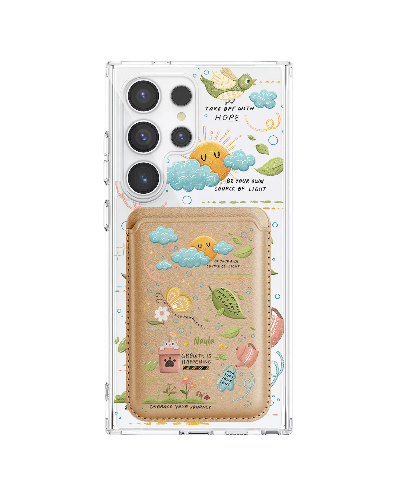 Android Magnetic Wallet Case - Growth