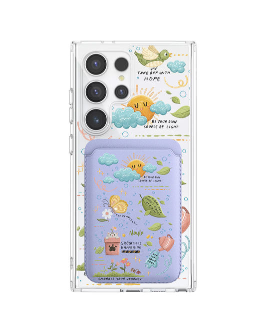 Android Magnetic Wallet Case - Growth