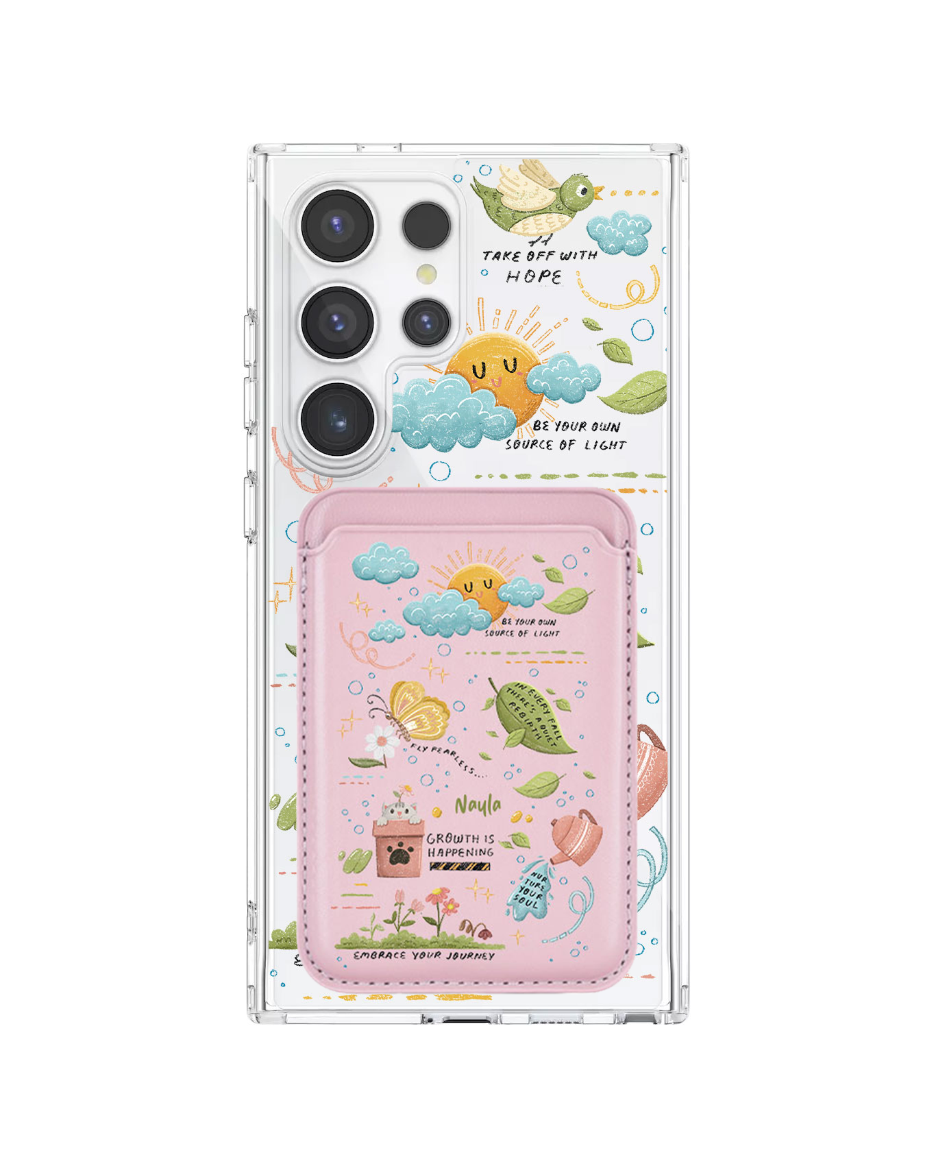 Android Magnetic Wallet Case - Growth