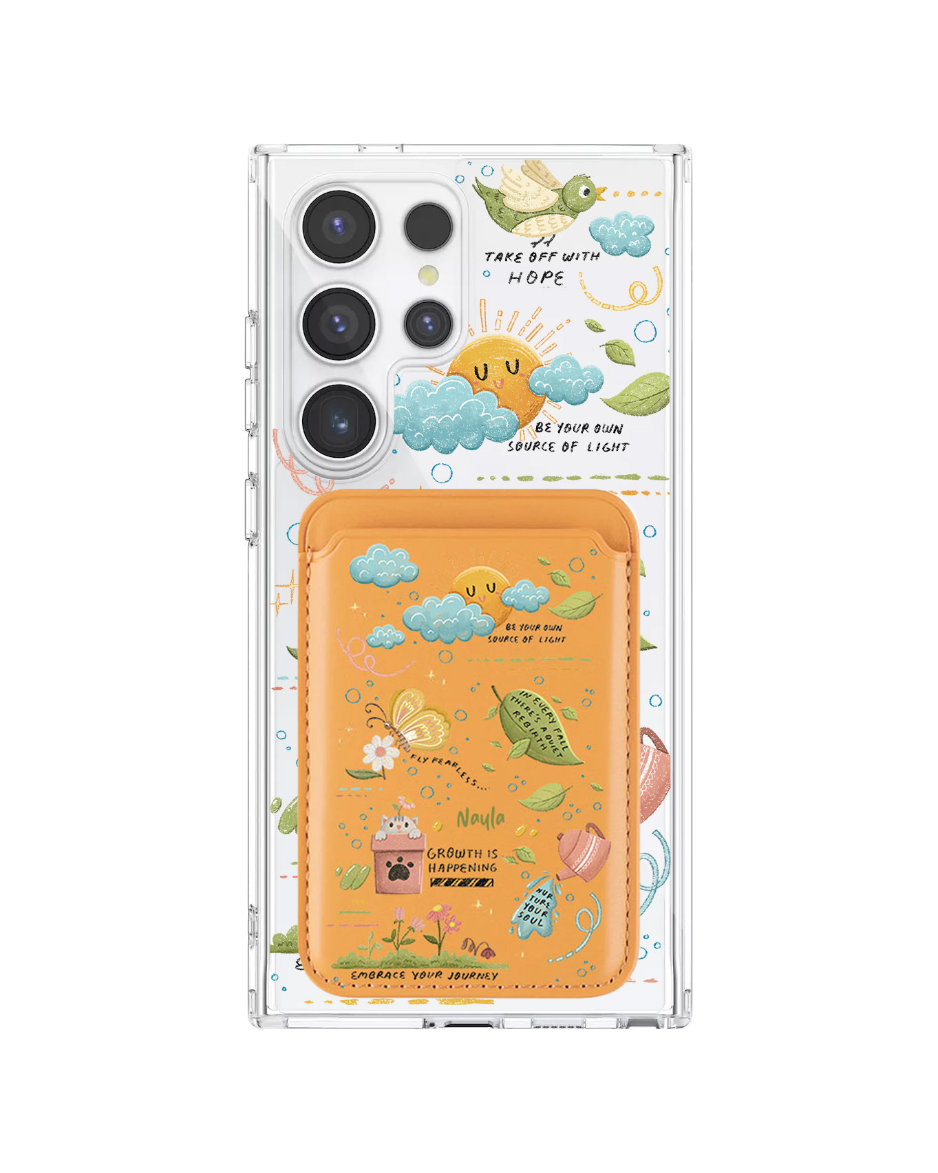 Android Magnetic Wallet Case - Growth