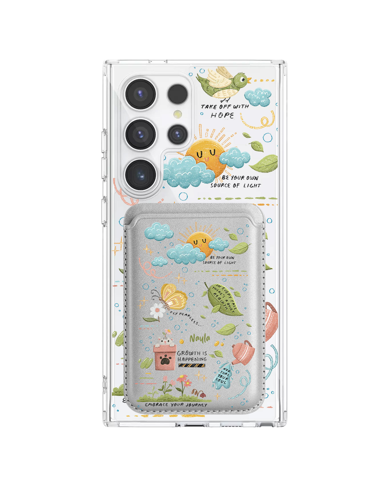 Android Magnetic Wallet Case - Growth
