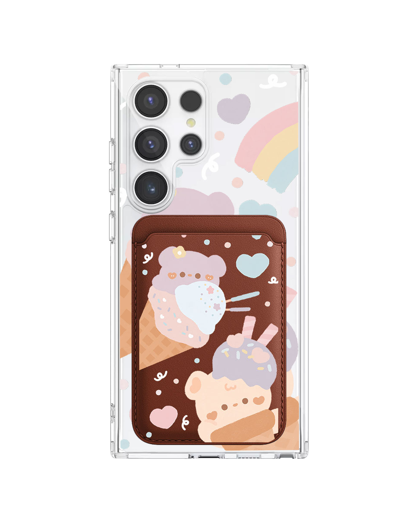 เคสแม่เหล็กสำหรับ Android - ไอศกรีมสำหรับเท็ดดี้