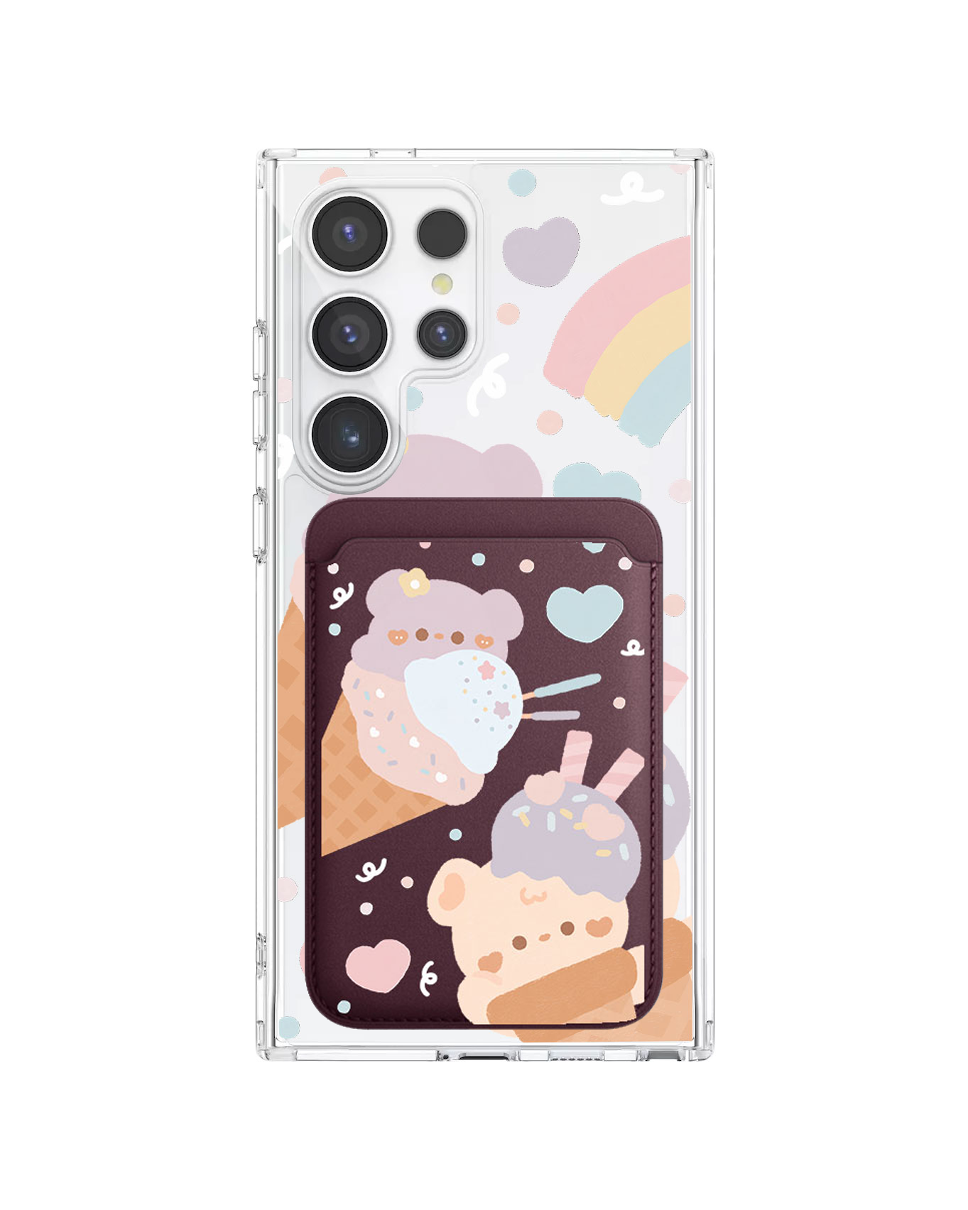 เคสแม่เหล็กสำหรับ Android - ไอศกรีมสำหรับเท็ดดี้