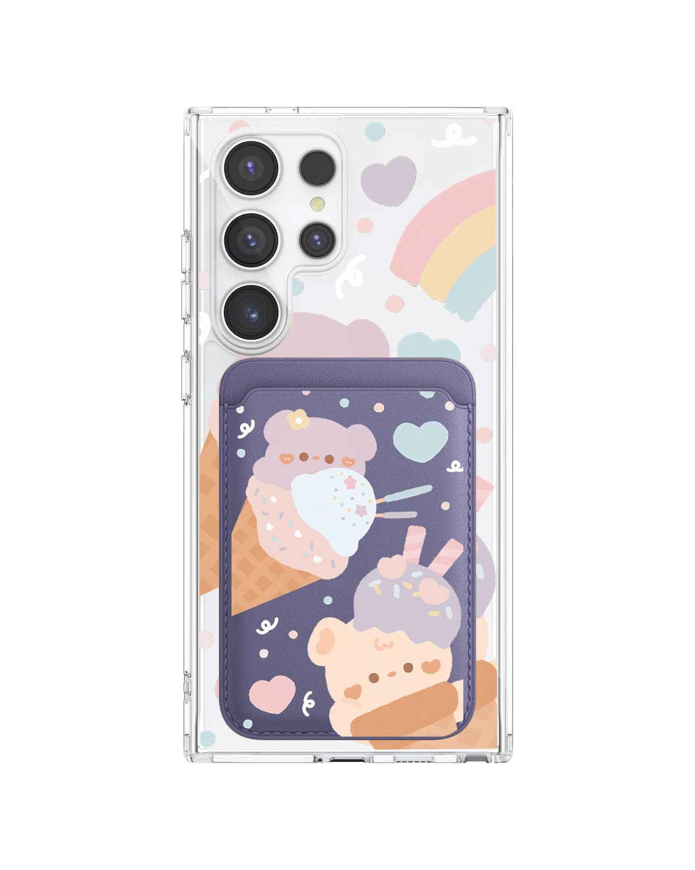 เคสแม่เหล็กสำหรับ Android - ไอศกรีมสำหรับเท็ดดี้