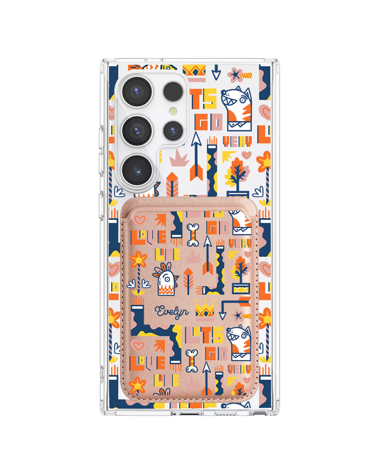 Android Magnetic Wallet Case - Life in Colour