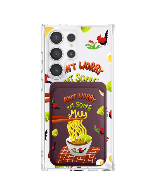 Android Magnetic Wallet Case - Go Eat Some Mie