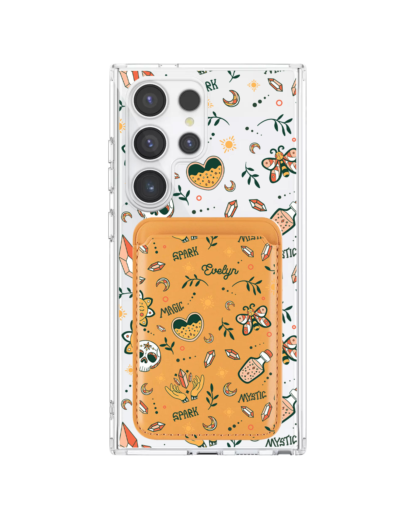 Android Magnetic Wallet Case - Mystic