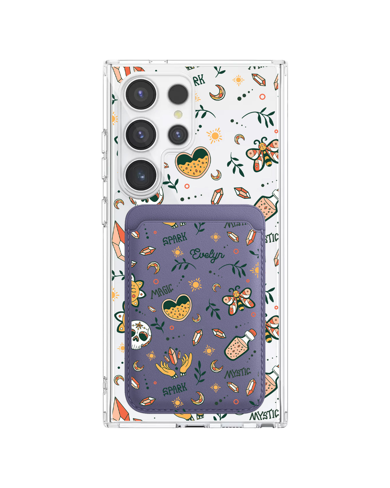 Android Magnetic Wallet Case - Mystic