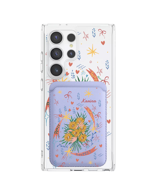 Android Magnetic Wallet Case - Peace