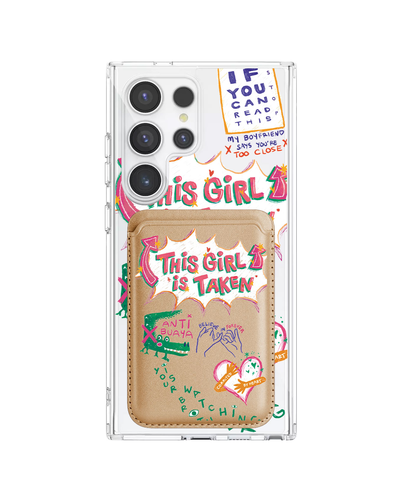 Android Magnetic Wallet Case - Pelakor Proof (For Her)