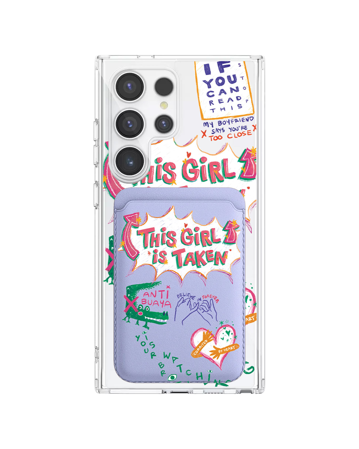 Android Magnetic Wallet Case - Pelakor Proof (For Her)