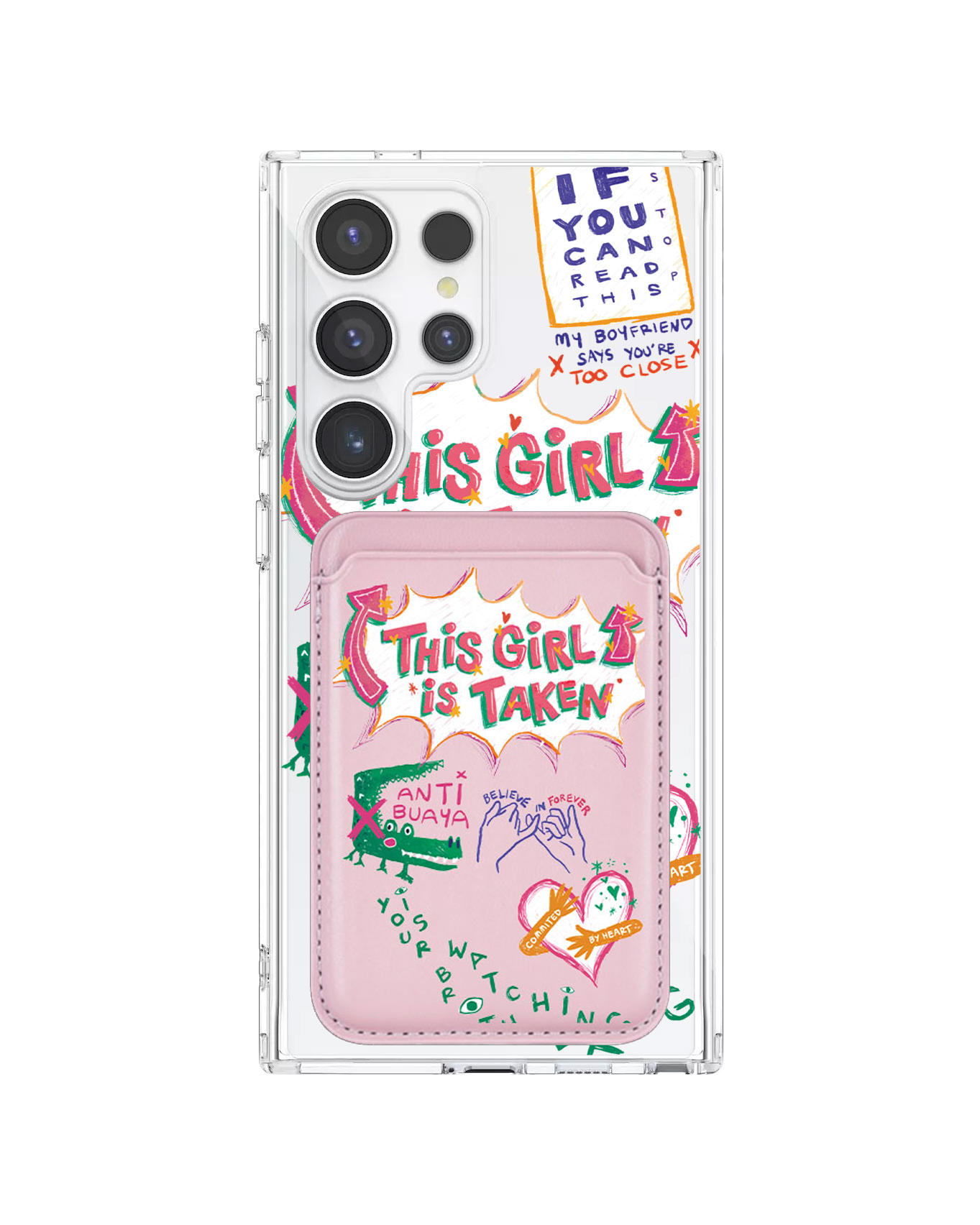 Android Magnetic Wallet Case - Pelakor Proof (For Her)