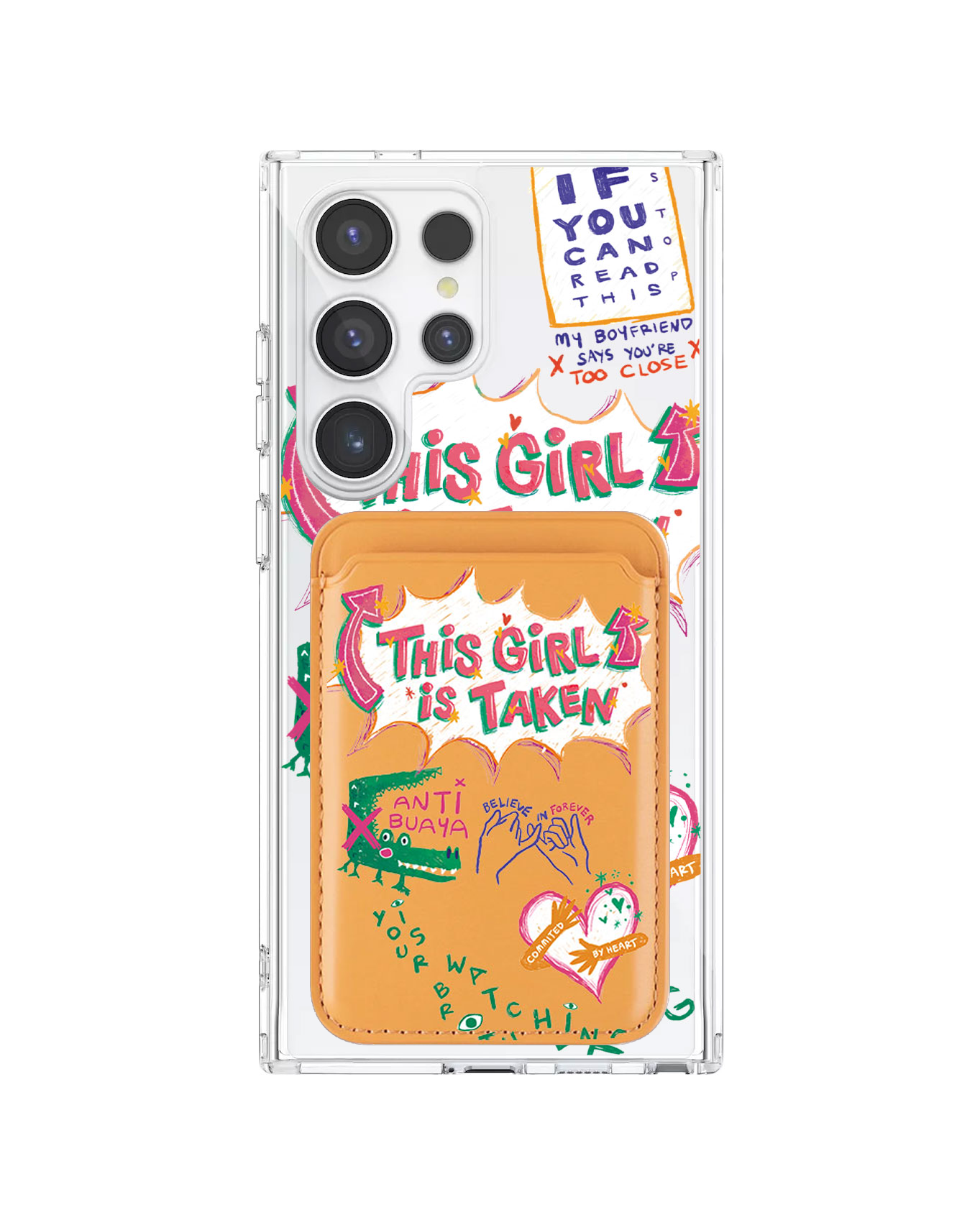 Android Magnetic Wallet Case - Pelakor Proof (For Her)