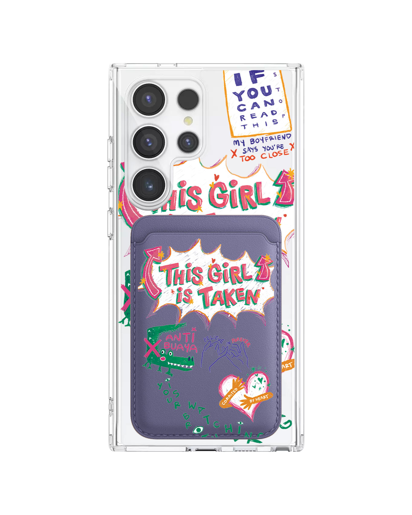 Android Magnetic Wallet Case - Pelakor Proof (For Her)